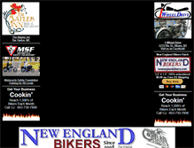 Tablet Screenshot of newenglandbikers.com